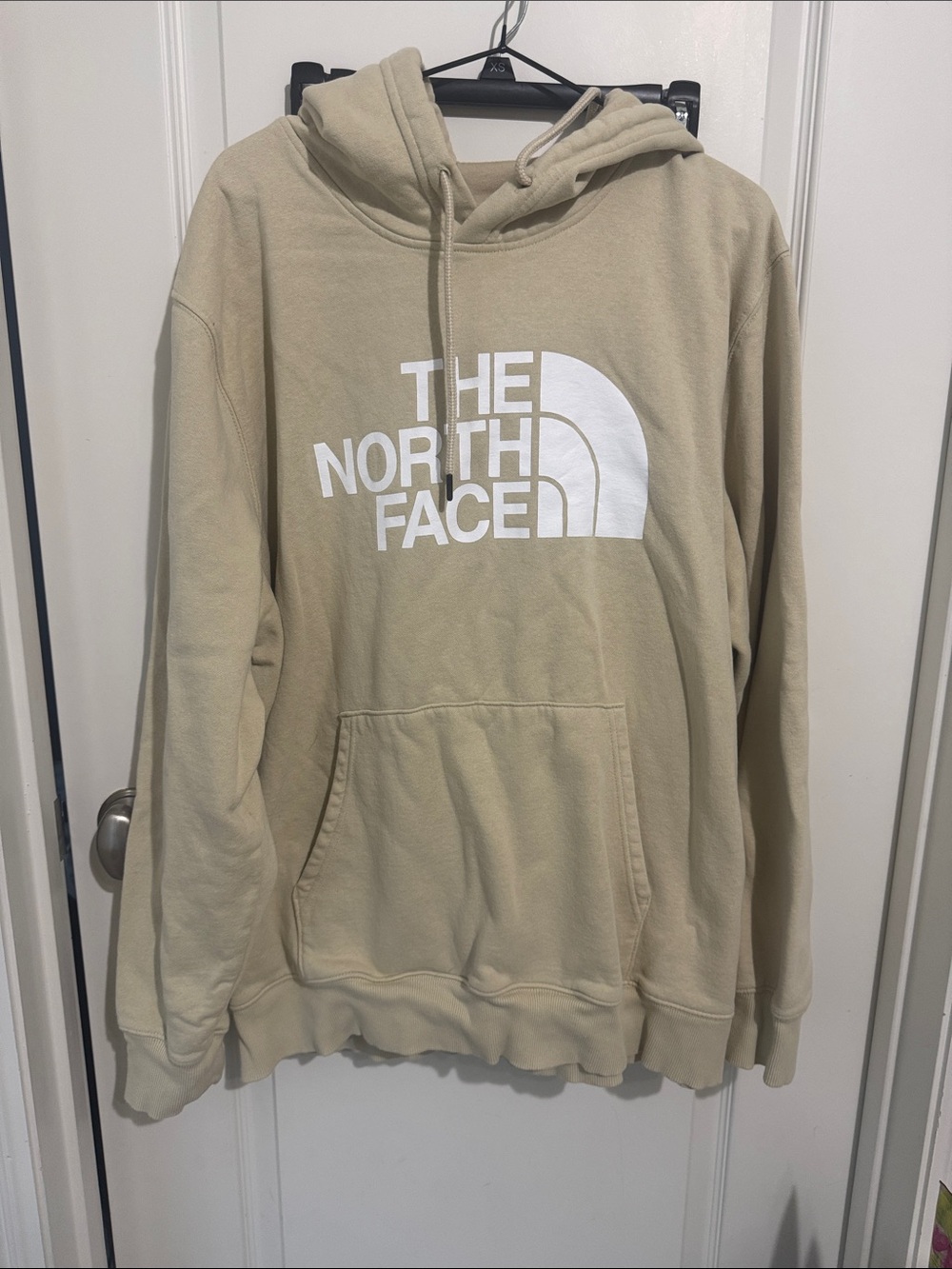 Set !! The North Face Men’s Beige Logo Hoodie Sweatshirt & pants